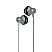 Проводные наушники с микрофоном вкладыши Hoco M18 Goss metal universal Jack 3,5  (tarnish)