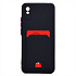 Чехол-накладка - SC315 с картхолдером для "Xiaomi Redmi 9A/Redmi 9i" (black)