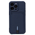 Чехол-накладка - SC304 с картхолдером для "Apple iPhone 13 Pro" (dark blue) (208485)