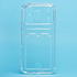 Чехол-накладка - SC276 с картхолдером для "Honor 600 Pro" (transparent) (245011)