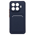 Чехол-накладка - SC337 с картхолдером для "Xiaomi 15T Pro" (dark blue) (242323)