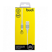 Кабель USB - micro USB budi M8J143M  120см 2,4A  (gray)