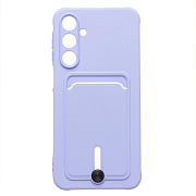 Чехол-накладка - SC304 с картхолдером для "Samsung Galaxy A16 5G" (light violet) (237555)