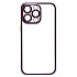 Чехол-накладка - PC073 с закрытой камерой для "Apple iPhone 15 Pro Max" (violet)