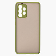 Чехол-накладка - PC041 для "Samsung SM-A725 Galaxy A72" (green/black)