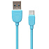 Кабель USB - Type-C Celebrat SKY-2T 12W 100см 2,4A  (blue)