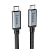 Кабель USB 4.0 Hoco US05 Thunderbolt 4 Pro (40Gbps) 100W 100см 5A  (black)