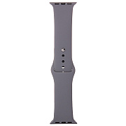 Ремешок - ApW Sport Band Apple Watch 42/44/45/49 mm силикон на кнопке (L) (gray)