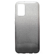 Чехол-накладка - SC097 Gradient для "Samsung SM-A025 Galaxy A02s" (black/silver)