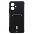 Чехол-накладка - SC304 с картхолдером для "Tecno Spark Go 2" (black) (241036)