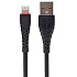 Кабель USB - Apple lightning SKYDOLPHIN S02L 15W 100см 3A  (black)