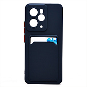 Чехол-накладка - SC337 с картхолдером для "Realme 14 5G Global" (dark blue) (239778)