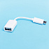 Переходник USB (м) - Micro USB (п) RockBox 10см (white)