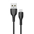 Кабель USB - Apple lightning Borofone BX51 12W 100см 2,4A  (black)