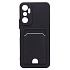 Чехол-накладка - SC315 с картхолдером для "infinix HOT 20 4G" (black)