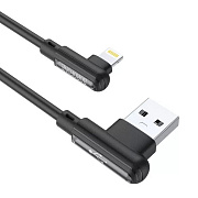 Кабель USB - Apple lightning Borofone BX58 Lucky  100см 2,4A  (black)