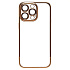 Чехол-накладка - PC073 с закрытой камерой для "Apple iPhone 15 Pro Max" (yellow)