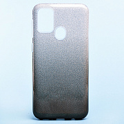 Чехол-накладка - SC097 Gradient для "Samsung SM-M215 Galaxy M21/SM-M307 Galaxy M30s" (black/silver)