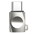 Переходник micro USB - Type-C Hoco UA8 Type-C adapter micro USB to type-c (pearl nickel)