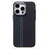 Чехол-накладка Luxo Creative PC для "Apple iPhone 15 Pro Max" (121) (тех. уп.) (black/blue)