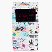 Универсальный чехол-книжка - с принтом 5.5 14.9x7.6x1.1 (010)