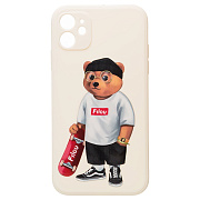 Чехол-накладка - SC307 для "Apple iPhone 11" (004) (grey)