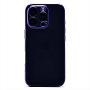 Чехол-накладка - SC344 для "Apple iPhone 16 Pro" (transparent/violet) (236520)