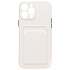 Чехол-накладка - SC315 с картхолдером для "Apple iPhone 13 Pro Max" (white)
