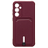 Чехол-накладка - SC304 с картхолдером для "Samsung Galaxy S23FE" (bordo) (228154)