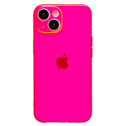 Чехол-накладка - SC344 для "Apple iPhone 15" (transparent/pink) (232013)