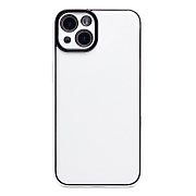Чехол-накладка - PC084 экокожа для "Apple iPhone 13" (white) (219658)