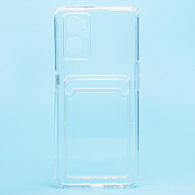 Чехол-накладка - SC276 с картхолдером для "OPPO realme 9i" (transparent)
