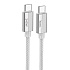Кабель Type-C - Type-C Hoco U134 Primero 240W 180см 5A  (gray)