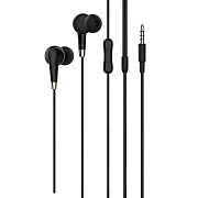 Проводные наушники с микрофоном внутриканальные Hoco M58 Amazing universal Jack 3,5  (black)