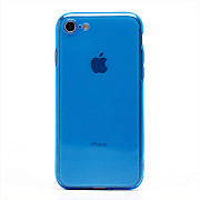 Чехол-накладка - SC344 для "Apple iPhone 7/8/SE 2022" (transparent/blue) (232075)