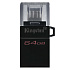 Флэш накопитель USB 64 Гб Kingston DataTraveler MicroDuo3 3.0 OTG (micro USB/USB) (black)