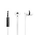 Проводные наушники внутриканальные RockBox HRBX-700+Box Jack 3,5  (white)