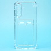 Чехол-накладка - SC276 с картхолдером для "Samsung Galaxy A56 5G" (transparent) (239430)