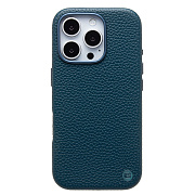 Чехол-накладка Cellis SM030 SafeMag для "Apple iPhone 16 Pro" экокожа зернистая (dark blue)