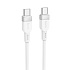 Кабель Type-C - Type-C Hoco X109 PD 60W 100см 3A  (white)