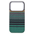 Чехол-накладка - MosBros (PC) для "Apple iPhone 17 Pro" (LF115) (тех. уп.) (black/green)