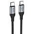 Кабель Type-C - Type-C Hoco X102 PD 60W 100см 3A  (black)