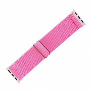 Ремешок - ApW монобраслет Apple Watch 42/44/45/49 mm нейлон (pink)