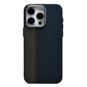 Чехол-накладка Luxo Creative PC для "Apple iPhone 15 Pro Max" (тех. уп.) (137) (dark blue/green)