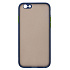 Чехол-накладка - PC041 для "Apple iPhone 6/iPhone 6S" (dark blue/black)