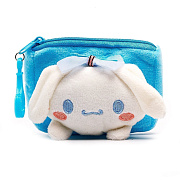 Универсальный чехол-кошелек - плюшевый детский (заяц) (blue) (236657)