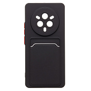 Чехол-накладка - SC337 с картхолдером для "Realme 14 Pro" (black) (240848)