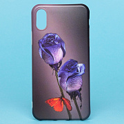 Чехол-накладка - SC185 для "Apple iPhone XR" (006) (black/blue)