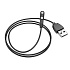 Кабель зарядки Hoco Y19 5W 82см 1A  (black)