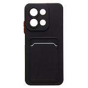 Чехол-накладка - SC337 с картхолдером для "Xiaomi Redmi 15C/Poco C85" (black)